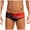 Red, variant on kamemir Men's Swim Briefs Mens Summer Stretch Swimming Briefs 3D Printed Elastic Band(Mint Green,XL)