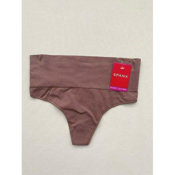 Spanx SS0815 Everyday Shaping Panties Thong Plum Petal ( XS ) 