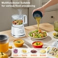 thumbnail image 5 of VAVSEA 8 Cup Food Processor and Vegetable Chopper for Dicing, Slicing, Shredding, and Mincing, New Food Chopper for Vegetables, Meat, Grains, Nuts, 5 of 8