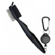 Golf Double-Sided Cleaning Brush Retractable Zipper Wire Groove Cleaning Tool Gof Accessories