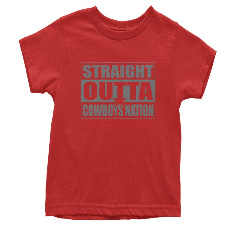 Straight Outta Cowboys Nation Football Mens T-shirt Football 