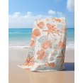 thumbnail image 4 of Orange Starfish Beach Towels Oversized Super Absorbent, Rustic Ocean Coastal Shells Conch Coral Lightweight Bath Towel Quick Dry Sets For Bathroom/Pool/Rv Camping/Beach Play/Gym Room/Picnic 23"x47", 4 of 8
