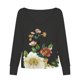 thumbnail image 4 of Blusa holgada con cuello en V y manga larga con estampado de retazos a la moda para mujer Fridja  hj4121, 4 of 7