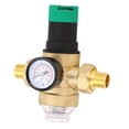 thumbnail image 1 of Régulateur de Pression d'Eau RV Valve Réglable Réducteur de Pression d'Eau avec Compteur 0.1-0.5Mpa, 1 of 7