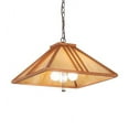 thumbnail image 5 of Meyda 134178 18 in. Square Forestwood Pendant, Mahogany Bronze, 5 of 7