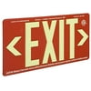 JESSUP 7070-B GLO BRITE ECO PLASTIC MOLDED EXIT SIGN RD FRAME