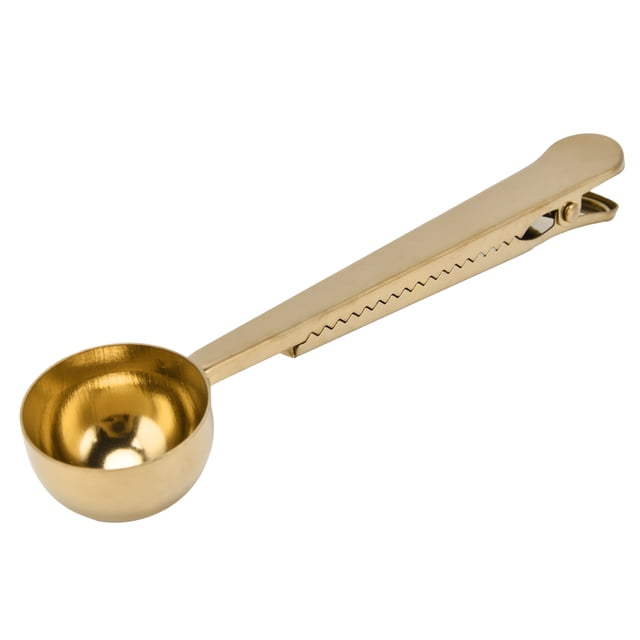 Cuchara Medidora De Acero Inoxidable Con Clip Para Café Multifuncional