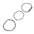 thumbnail image 2 of Juego De Tobilleras Magnéticas De Hematita, Pulsera De Tobillo Adelgazante, Antihinchazón, 3 Piezas, Equilibrio, Ansiedad, Promueve La Digestión, Alivio Del Dolor Para Hombres Y ANGGREK Otros, 2 of 8