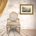 thumbnail image 3 of Currier and Ives 18x13 Gold Ornate Wood Framed with Double Matting Museum Art Print Titled - Going To The Trot, 3 of 4