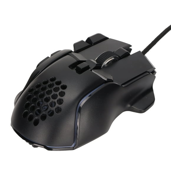 Gaming Mouse, 12800dpi Plug and Play Macro Programming PC Gaming Mice Customization for Office for Home
