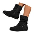 thumbnail image 3 of Women's Ankle Boots Comfortable On Sole Flat Heel Casual Bootie for Outdoor Walking and Daily Wear, 3 of 9