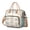 Beige-2, variant on Hippie Retro Style Symmetrical Cooler Bag - Multi-Pocket Thermal Picnic Tote