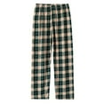 thumbnail image 6 of WIBACKER 3-14Y Boys' Plaid 3-piece Loose-fit Pajama Set Thin Soft Tee & Shorts & Pants PJ Comfy Jammies Set Summer, 6 of 10