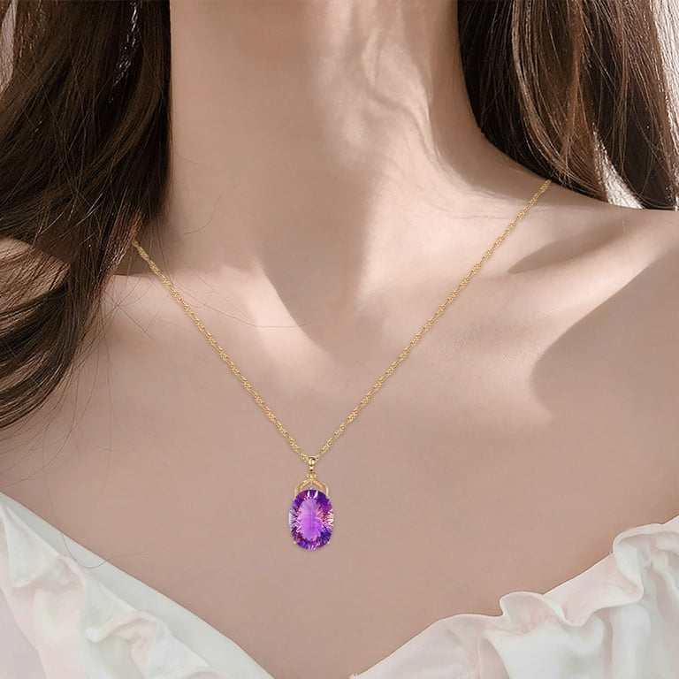 duhgbne fashion gemstone ladies necklace necklace fashion pendant
