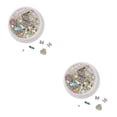 thumbnail image 2 of maskred 1/2/3/5 Art Crystal Flower Shining Rhinestone Pearl Sequin Rhinestone Manicure Decoration No.4 2PCS, 2 of 6