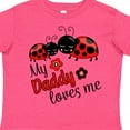 thumbnail image 4 of Inktastic My Daddy Loves Me with Cute Ladybugs Boys or Girls Toddler T-Shirt, 4 of 5