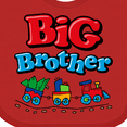 thumbnail image 4 of Inktastic Choo Choo Big Brother Boys Baby Bib, 4 of 4