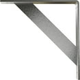thumbnail image 4 of Ekena Millwork 2"W x 12"D x 12"H Traditional Steel Bracket, Stainless Steel, 4 of 13
