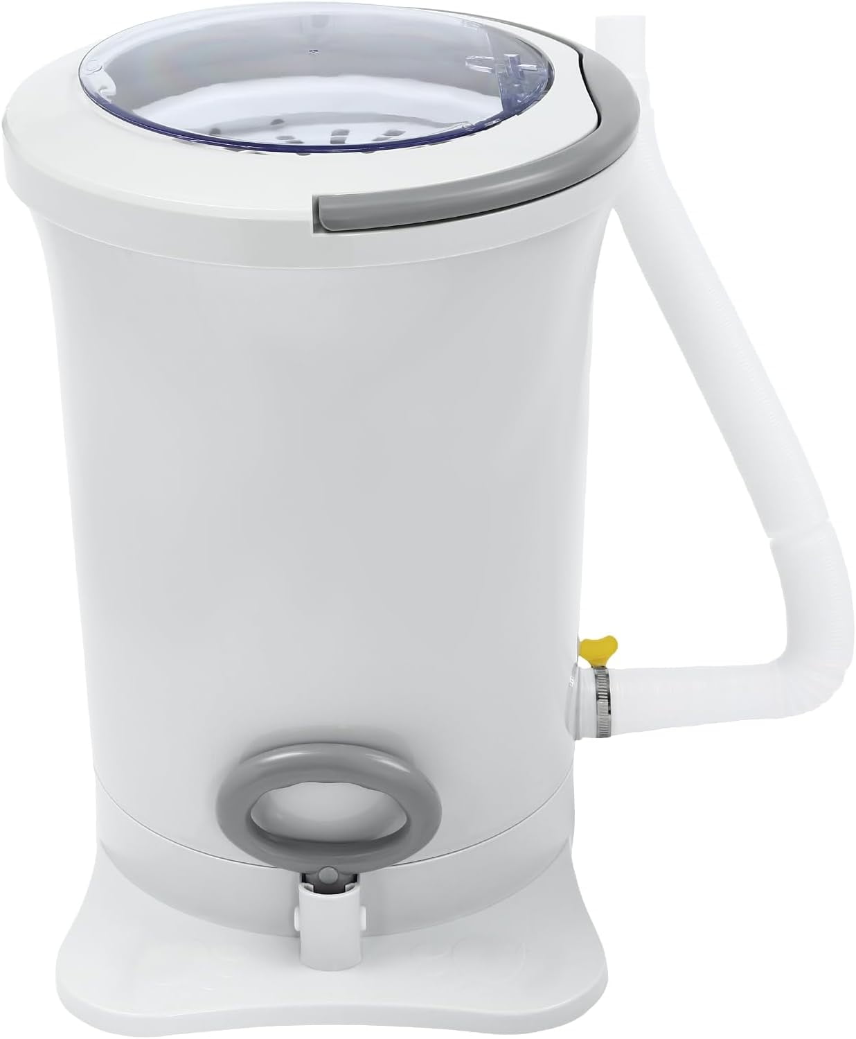 Miumaeov 3.17Gal Portable Manual Clothes Dryer, Non Electric Foot Powered Compact Mini Laundry Spin Dryer Machine for Clothes,RV, Camping, Apartment