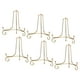 thumbnail image 1 of Plato Soporte para Exhibición, 6 Pulgadas 6uds Hierro Decorativo Plato Soporte Metal Caballete Plegable Pantalla Soporte para Foto Imagen Marco, Oro, 1 of 5
