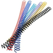 6pcs Binding Spirals Loose-leaf Binding Coils Notebook Binding Spirals Cuttable Binder Rings
