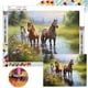 thumbnail image 1 of GS3804 Lleno Diamantes Caballos Del Serie Resina Cuadrada 40*30CM, 1 of 9