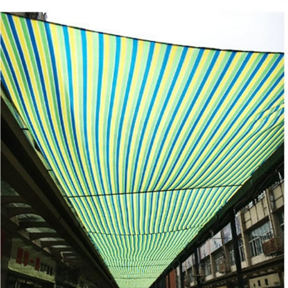 Deals of The Day Clearance! Outdoor Sunny Shade Cloth, Pergola, And Backyard Patio Sunshade With Protection, Heat Material, Reinforced Grommets（Four Color Stripes）
