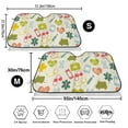 thumbnail image 3 of Picia Medical Icons Curved Windshield Sunshade Accordion Folding Style Auto Shade for Car Truck SUV Van Blocks UV Ray Sun Visor Protector -Small, 3 of 7