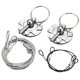 thumbnail image 1 of Sidaley Kit de pestillo de bloqueo de aluminio para capó de coche de carreras, juego de pasadores de capó de motor Universal, accesorios para Vehículos, repuestos y accesorios Mis plata, 1 of 6