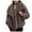 Brown, variant on Women's Autumn And Winter Coat Color Lapel Long Sleeved Coat Thick Coat