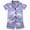 L101-Purple, variant on CAUYDY Toddler Baby Cotton Summer Pajamas Set Button Down Short Sleeve Tops Shorts Pjs 2pcs Boy Girl Solid Sleepwear Outfit(L101-Sky Blue,12-18 M)