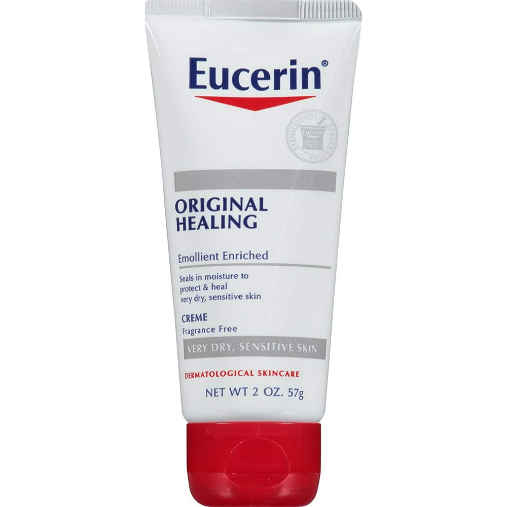 Eucerin Original Healing Emollient Enriched Creme Fragrance Free, 2 oz
