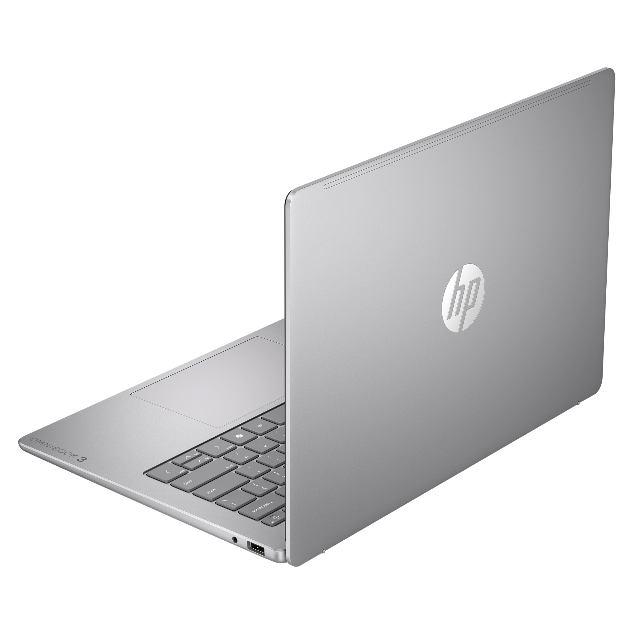 HP OmniBook 3 14 inch Next Gen AI PC 2K OLED Display Windows Snapdragon X 16GB 512GB SSD - Nouvelle Silver