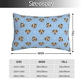 thumbnail image 2 of Salouo Terrier Pattern Pillow Cases,1PC Pillow Covers with Envelope Closure Decorative Pillow Case for Bed Couch,Pillows Not Included-20"x30", 2 of 6