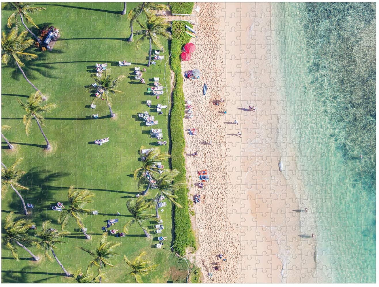 Gray Malin The Beach Two-sided Puzzle