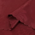thumbnail image 5 of GlowSol Table Cover Square Waterproof Fabric Small Spillproof Tablecloth for Holiday Dinner Buffet Banquet, 52"x52", Burgundy Red, 5 of 5