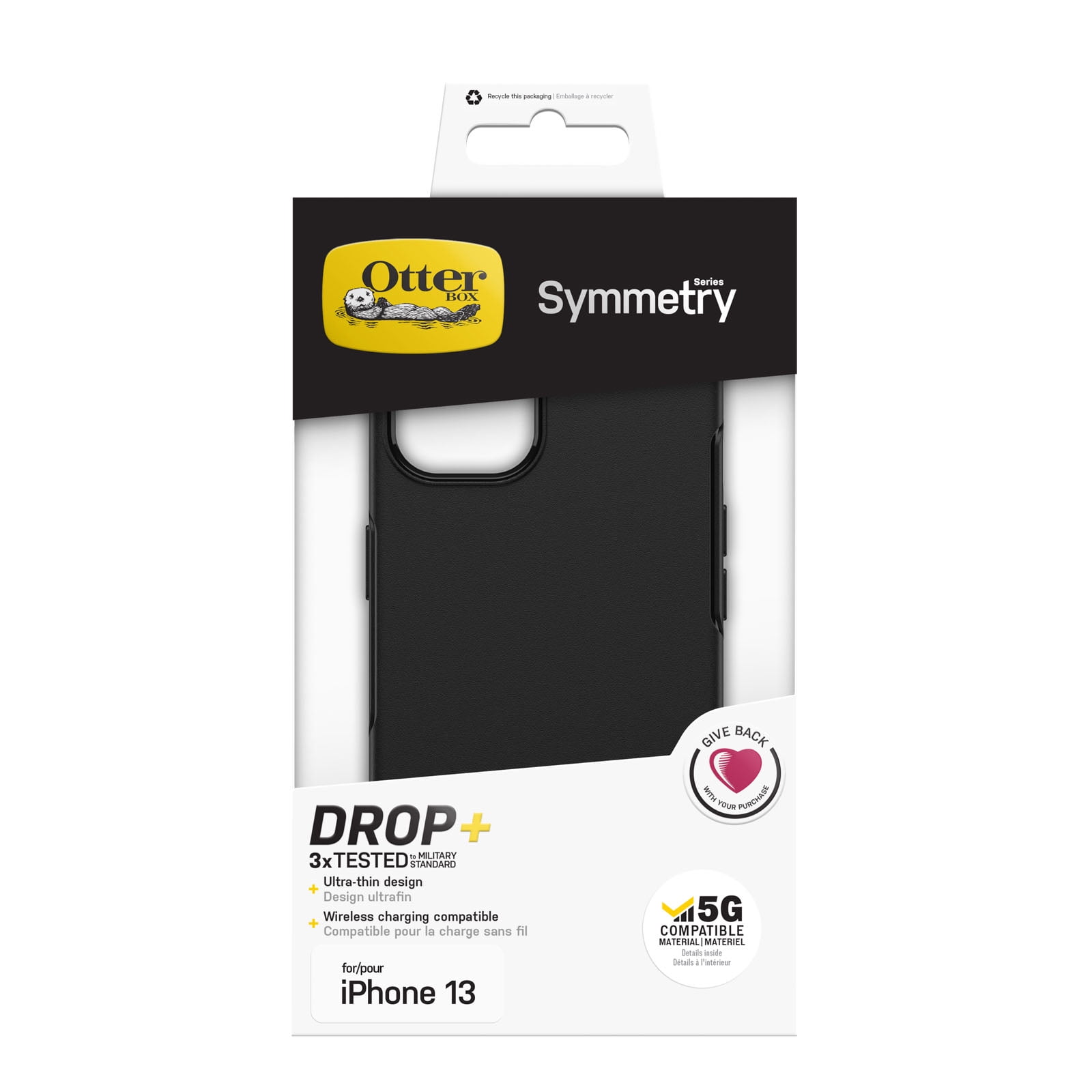 OtterBox Symmetry Series Case for Apple iPhone 13 - Black