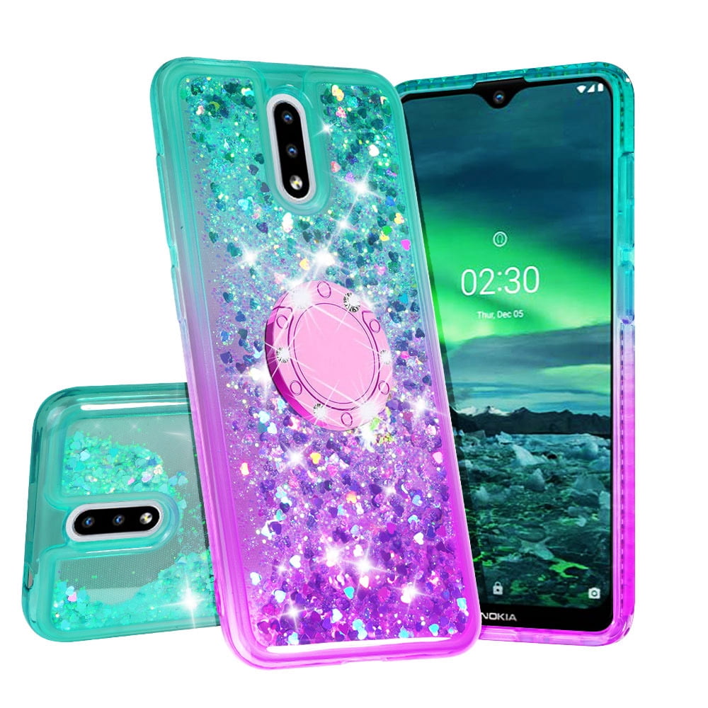 SOGA Phone Cover Compatible for Nokia 2.3 Case Liquid Floating