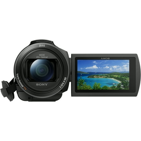Sony - AX43A 4K Handycam with Exmore R CMOS sensor camcorder - Black