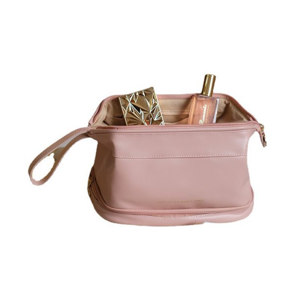 Bolsa de maquillaje cumpleaños portátil para el dormitorio del hogar De Maquillaje Bolsa Cosmetiquera Set Rosa