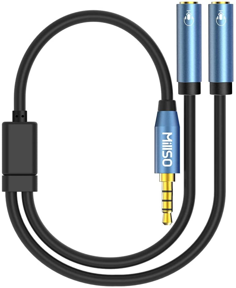 3.5mm TRRS Microphone Headphone Splitter – Cubilux