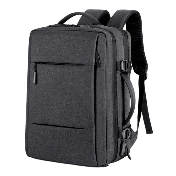 Compartimentos para mochila para computadora portátil Mochila de negocios para hombres para trabajo Viajes Fin de semana Gris oscuro