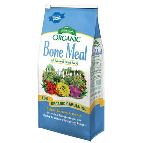 Espoma Organic Bone Meal Fertilizer 4-12-0. All-Natural Plant Food Source of Nitrogen and Phosphorus For Organic Gardening. For Bulbs & Other Flowering Plants. 4 lb. bag.