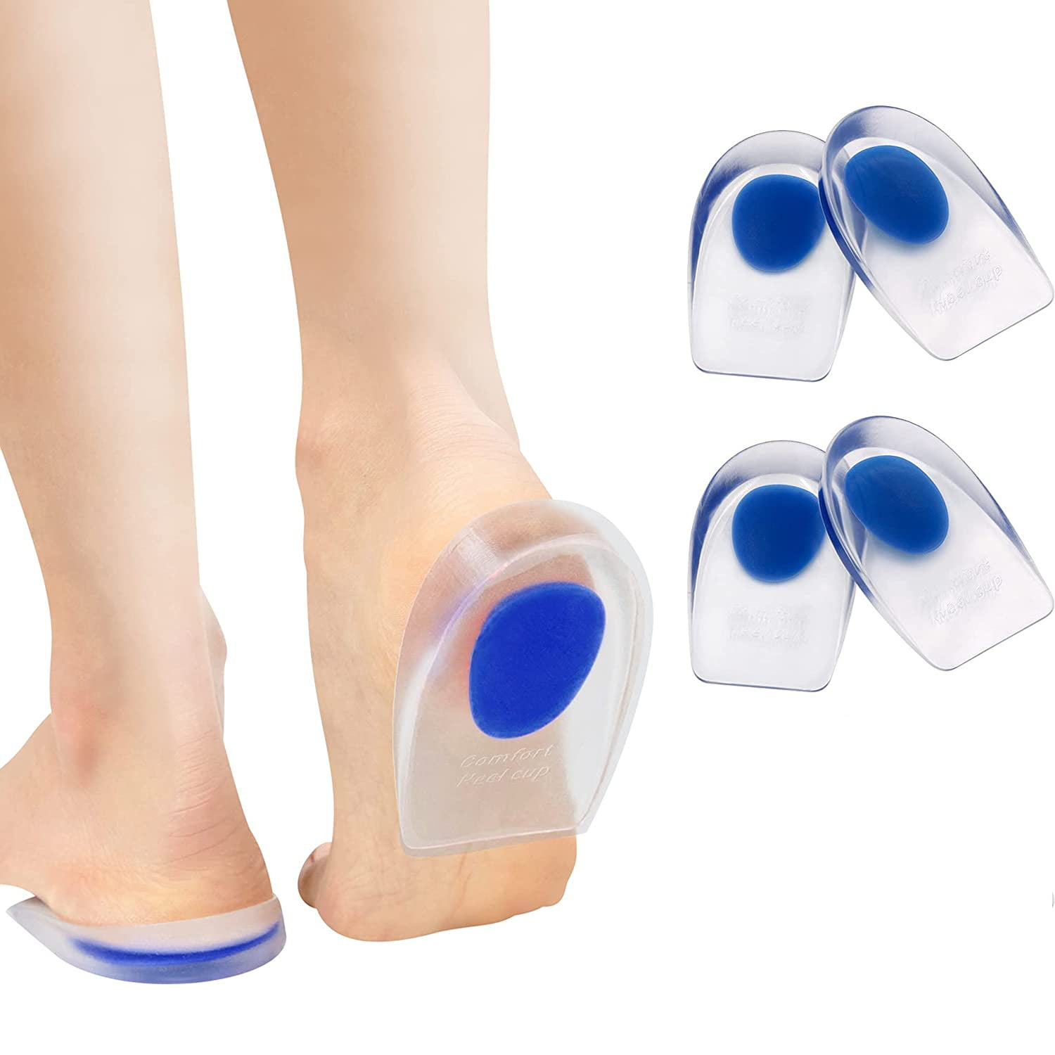 Front Insole Pads High Heel Silicone Gel Cushions Shoes Inner Clear Pad 5 Pairs 