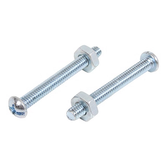 2 tornillos para máquina 3.9 x .4 cm plata