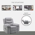 thumbnail image 5 of Power Recliner Chair With Adjustable Massage Function, Recliner Chair With Heating System For Living Room 38.1"(L) x 36.6"(W) x 40.5"(H), 5 of 9