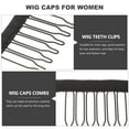 thumbnail image 2 of Phenofice 20Set Hair Extension Clips Hat Fastening for Personal Use and Professional Use Black Steel, 2 of 7