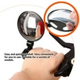 thumbnail image 3 of FONWILYO 2Pcs Black Handlebar Rearview Mirrors Adjustable Bike Mirrors for Road and Mountain Bikes, 3 of 8