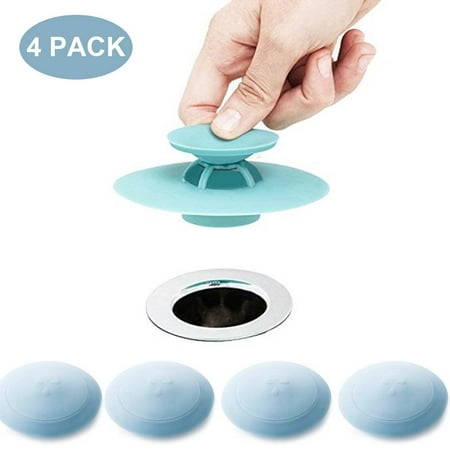 - Kitchen Silicone Sink Strainer, Garbage Disposal Sink Drain Catcher Plug Drain Cover Kitchen Sink Basket for Kitchen Sink 4PCS