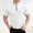 Shirts-White, variant on LEKWK Mens Athletic Tops Short Sleeve Quarter Zip Workout Shirts Slim Fit Mock Neck Textured Quick Dry Lightweight Workout Running Gym Tops Dark Gray XL